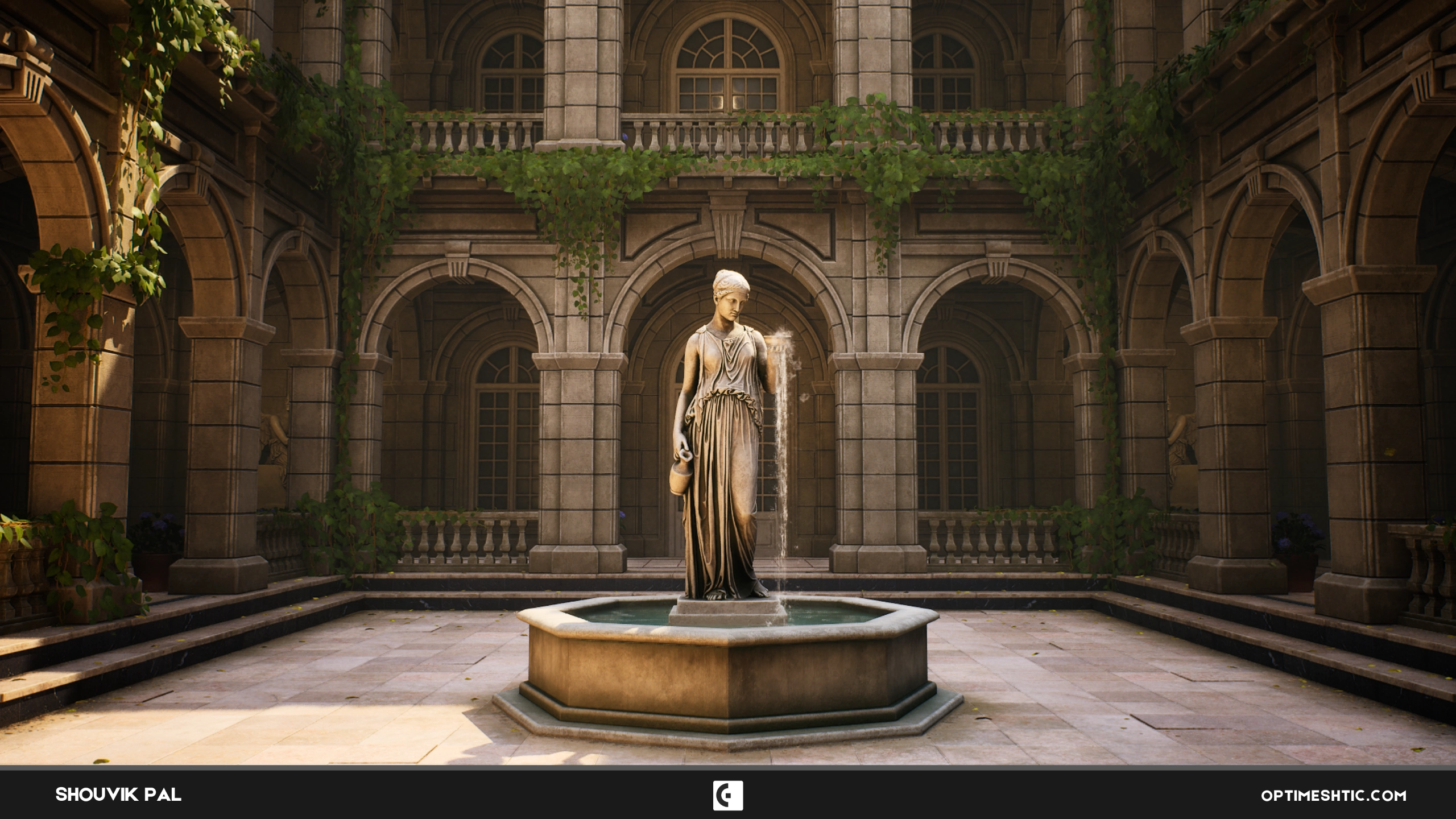 French Courtyard – Unreal Engine 5